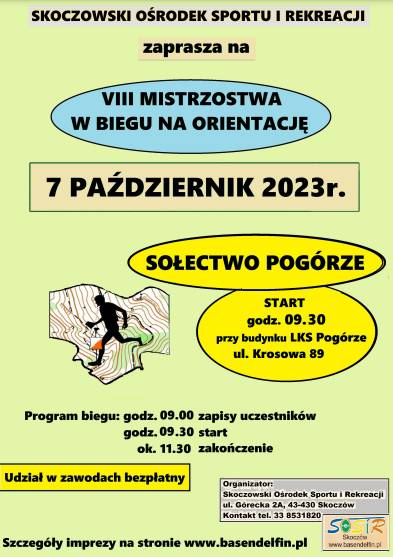 VIII Mistrzostwa w biegu na orientację "Poznaj gminę Skoczów"